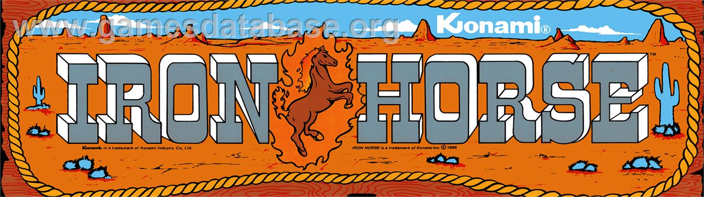 Iron Horse - Arcade - Artwork - Marquee