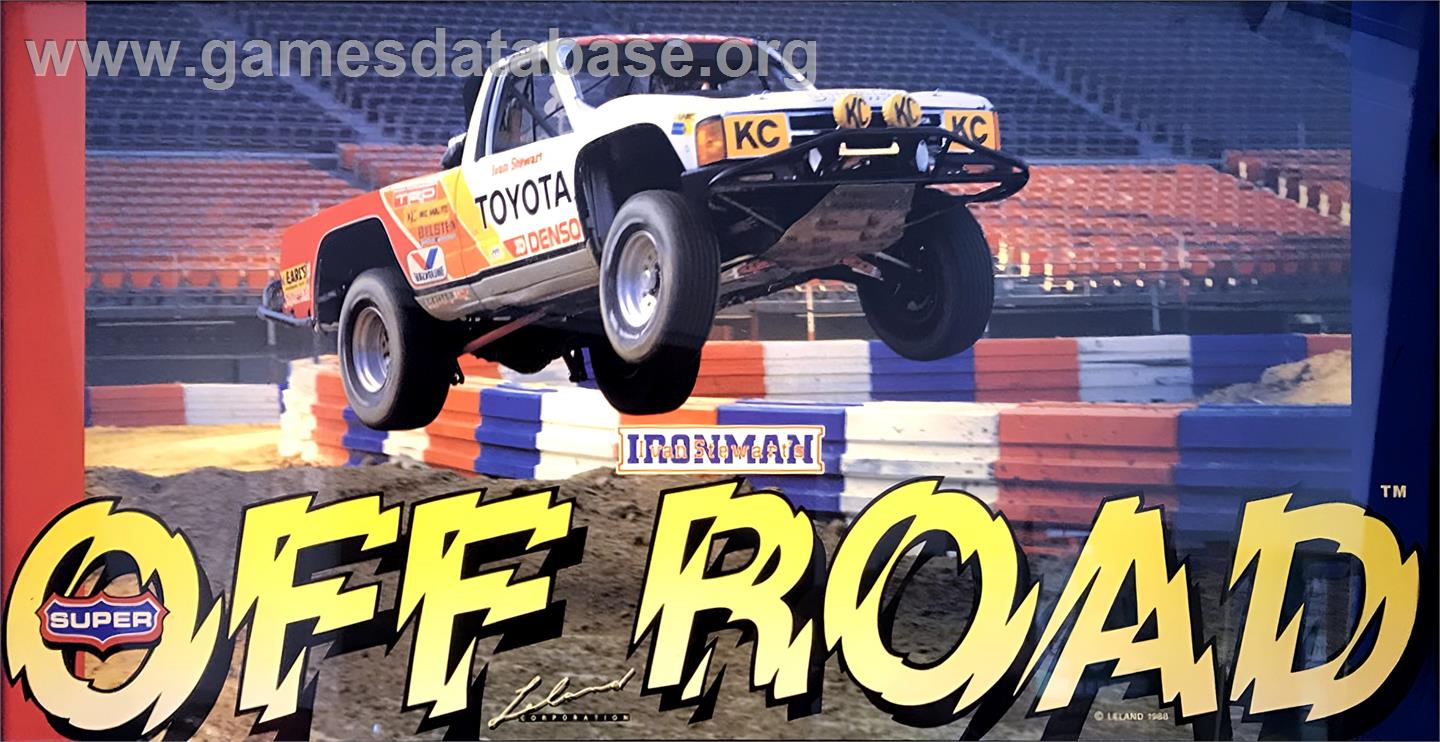 Ironman Ivan Stewart's Super Off-Road - Arcade - Artwork - Marquee