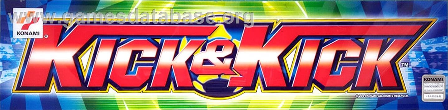 Kick & Kick - Arcade - Artwork - Marquee