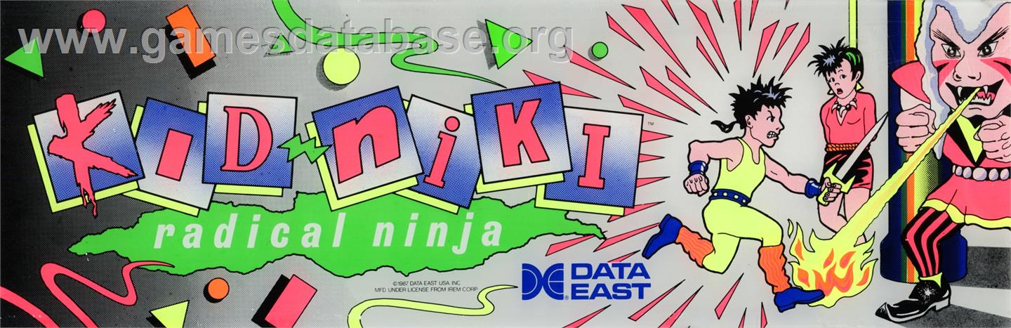 Kid Niki - Arcade - Artwork - Marquee