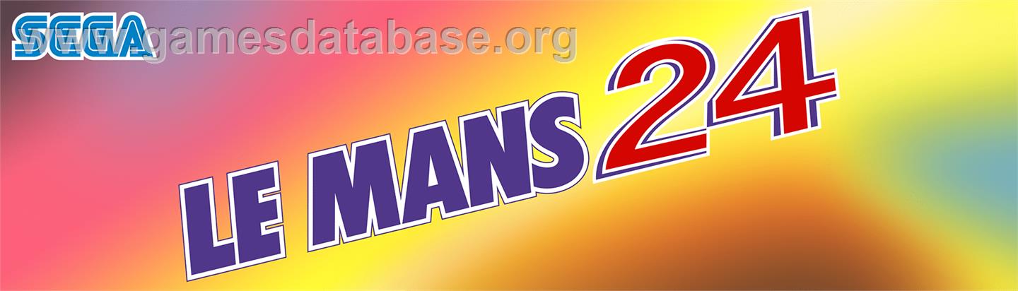 LeMans 24 - Arcade - Artwork - Marquee
