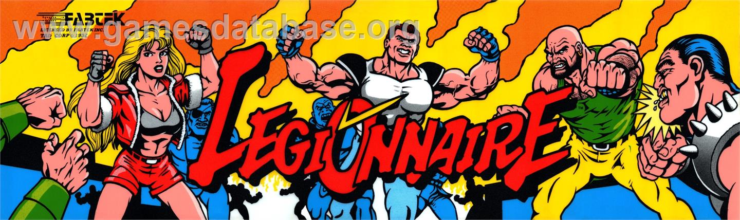 Legionnaire - Arcade - Artwork - Marquee
