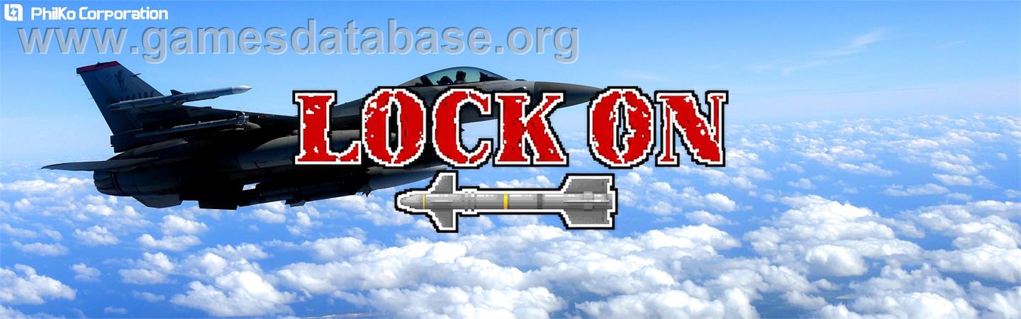 Lock On - Arcade - Artwork - Marquee