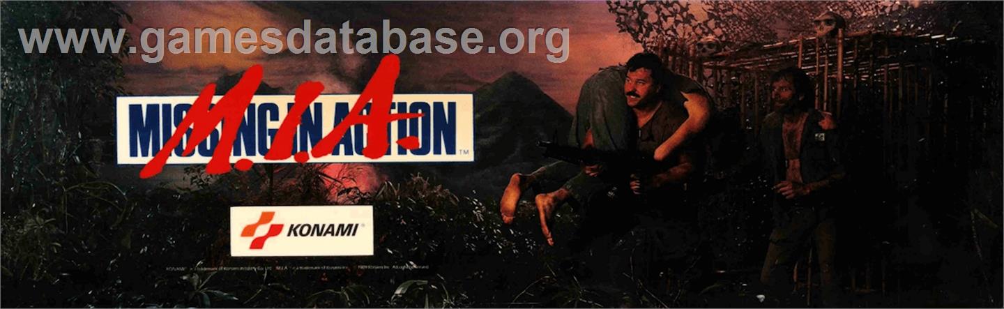 M.I.A. - Missing in Action - Arcade - Artwork - Marquee
