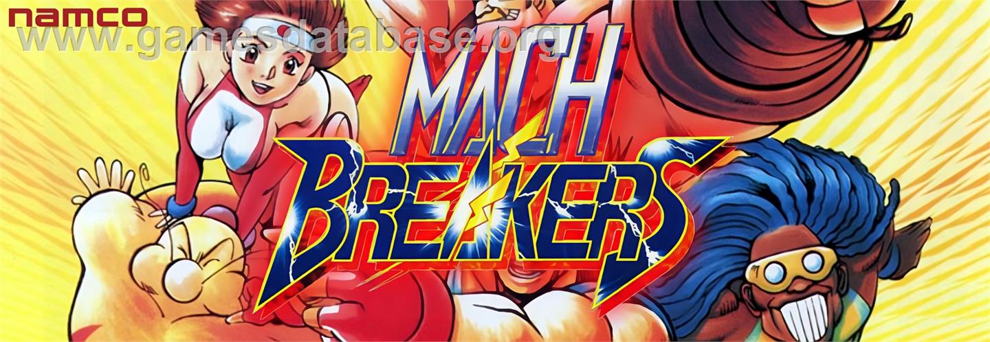 Mach Breakers - Arcade - Artwork - Marquee