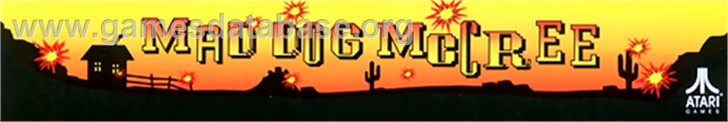 Mad Dog McCree v2.03 board rev.B - Arcade - Artwork - Marquee