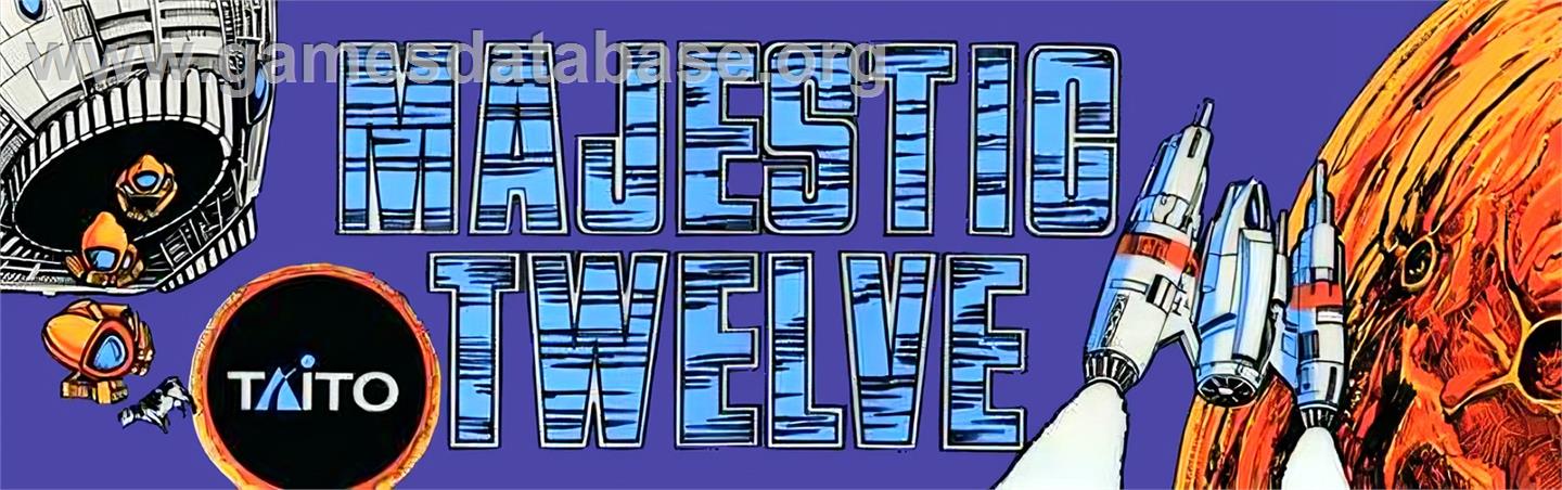 Majestic Twelve - The Space Invaders Part IV - Arcade - Artwork - Marquee