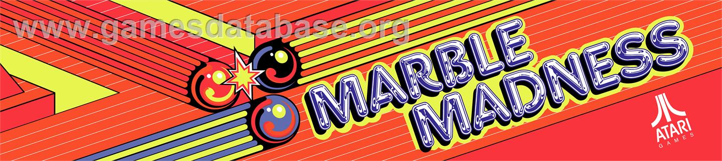 Marble Madness - Arcade - Artwork - Marquee