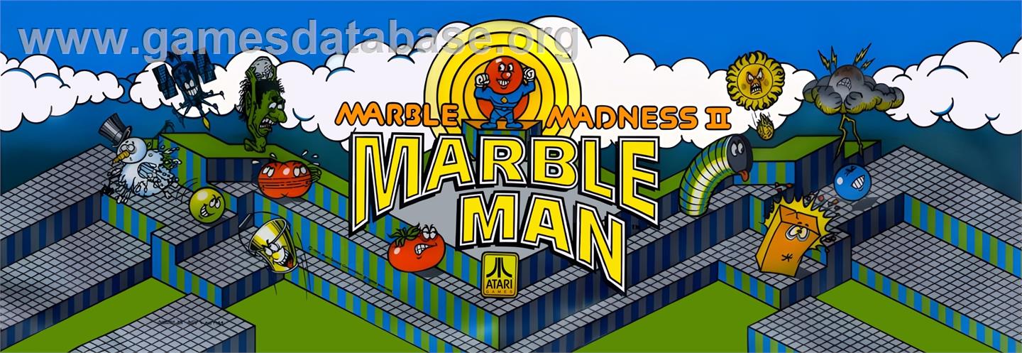 Marble Madness II - Arcade - Artwork - Marquee