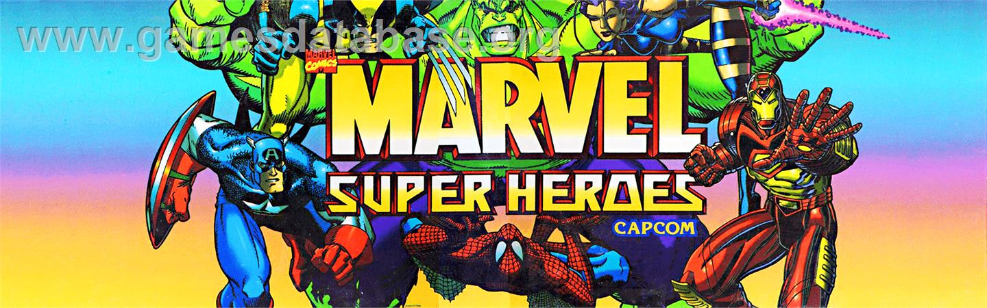 Marvel Super Heroes - Arcade - Artwork - Marquee