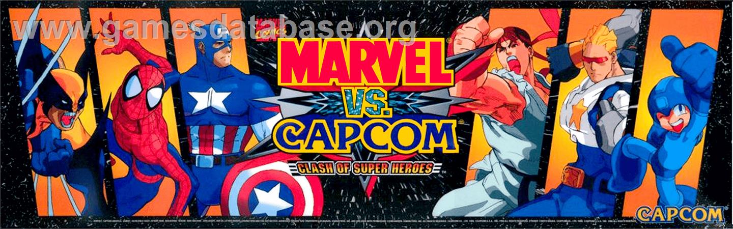Marvel Vs. Capcom: Clash of Super Heroes - Arcade - Artwork - Marquee