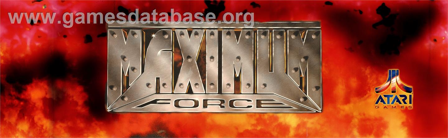 Maximum Force - Arcade - Artwork - Marquee