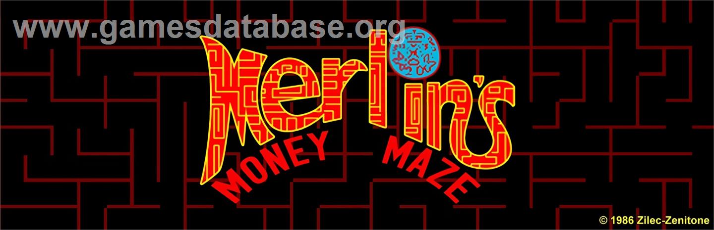 Merlins Money Maze - Arcade - Artwork - Marquee