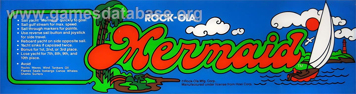 Mermaid - Arcade - Artwork - Marquee