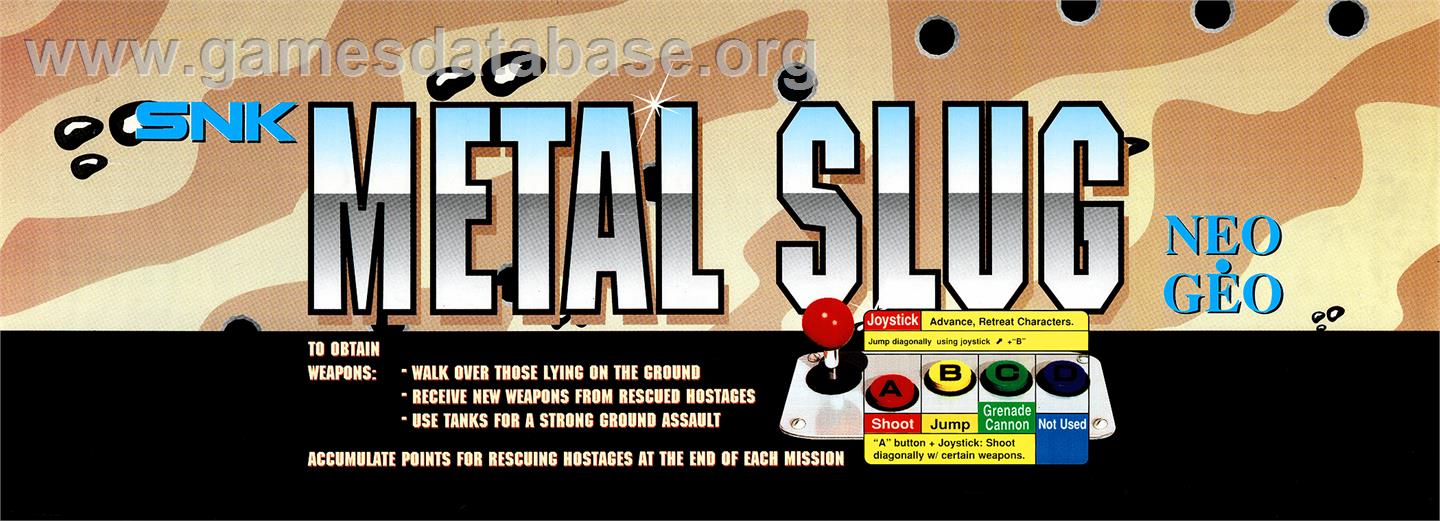 Metal Slug - Super Vehicle-001 - Arcade - Artwork - Marquee