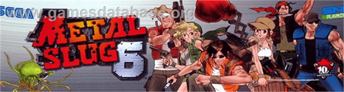 Metal Slug 6 - Arcade - Artwork - Marquee