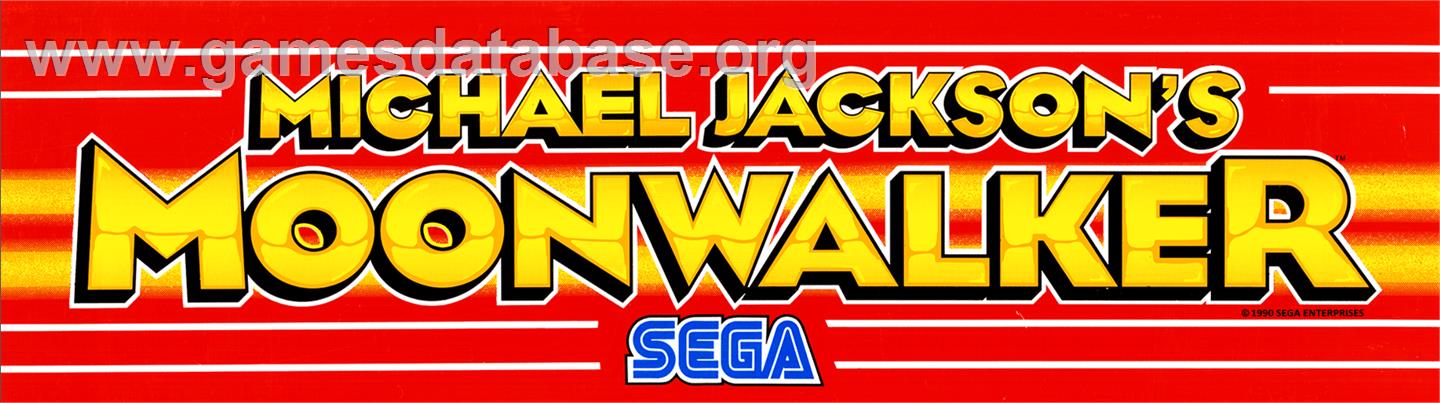 Michael Jackson's Moonwalker - Arcade - Artwork - Marquee