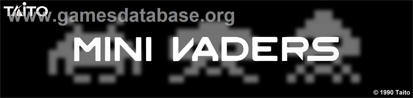 Mini Vaders - Arcade - Artwork - Marquee