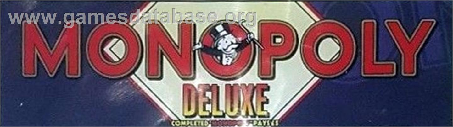 Monopoly Deluxe - Arcade - Artwork - Marquee
