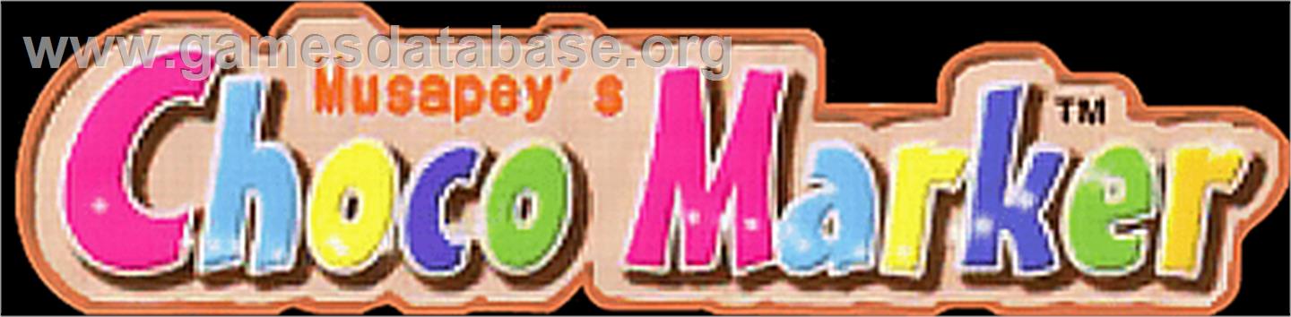 Musapey's Choco Marker - Arcade - Artwork - Marquee