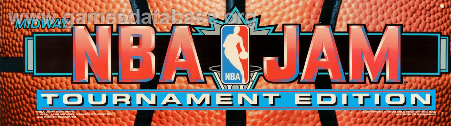 NBA Jam TE - Arcade - Artwork - Marquee