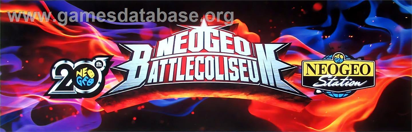 Neo-Geo Battle Coliseum - Arcade - Artwork - Marquee