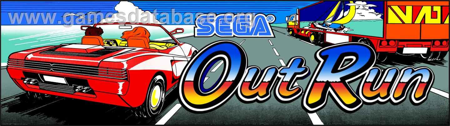 Out Run - Arcade - Artwork - Marquee