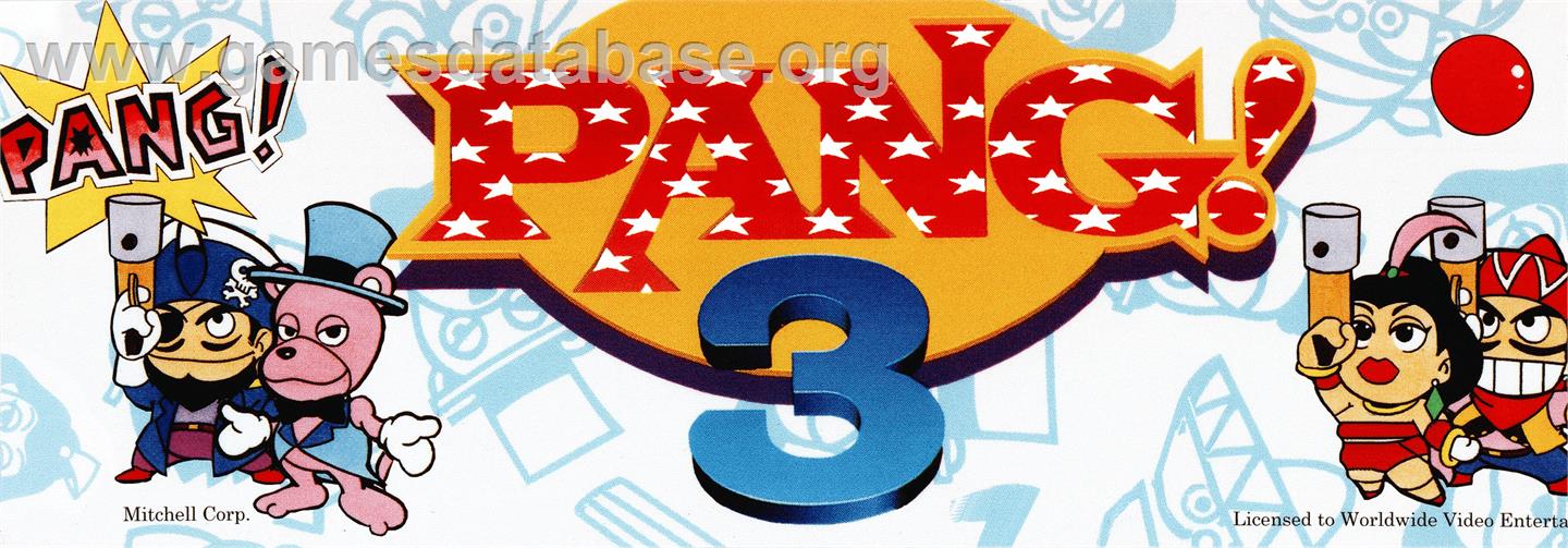 Pang! 3: Kaitou Tachi no Karei na Gogo - Arcade - Artwork - Marquee