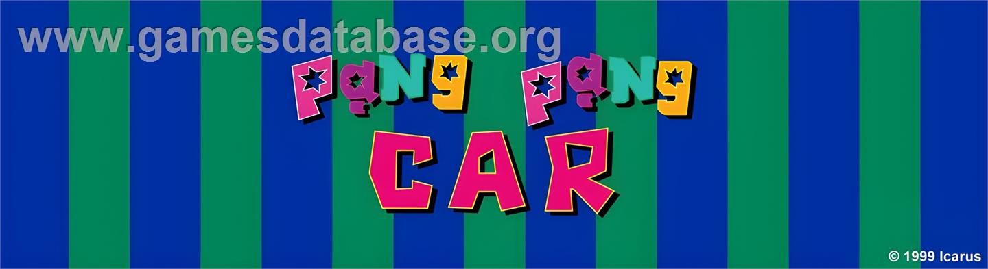 Pang Pang Car - Arcade - Artwork - Marquee