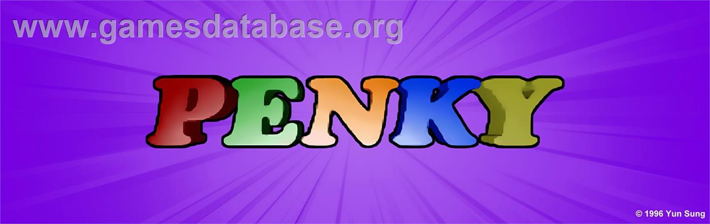 Penky - Arcade - Artwork - Marquee