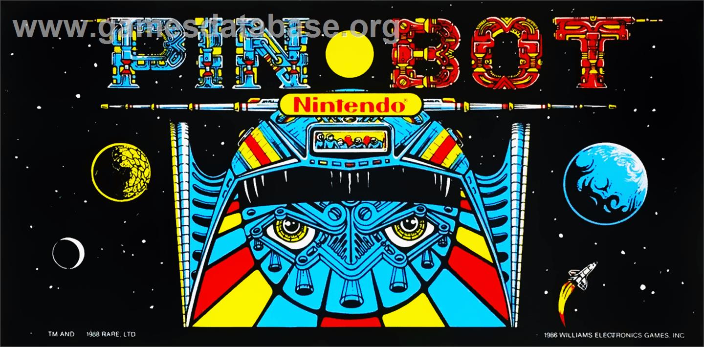 PinBot - Arcade - Artwork - Marquee