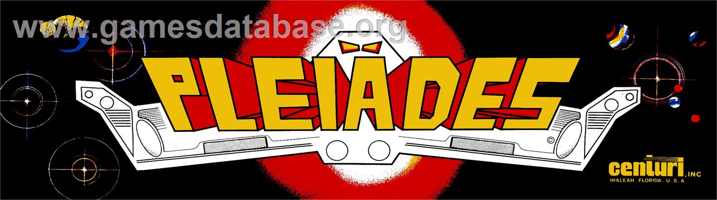 Pleiads - Arcade - Artwork - Marquee