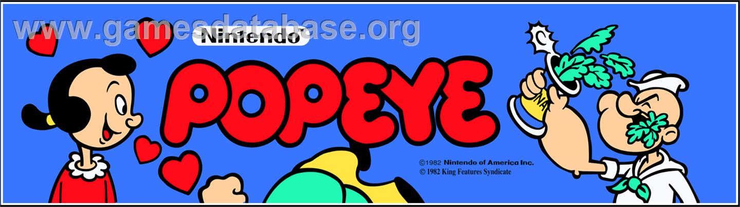 Popeye - Arcade - Artwork - Marquee