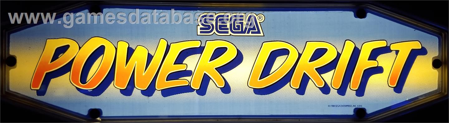 Power Drift - Arcade - Artwork - Marquee