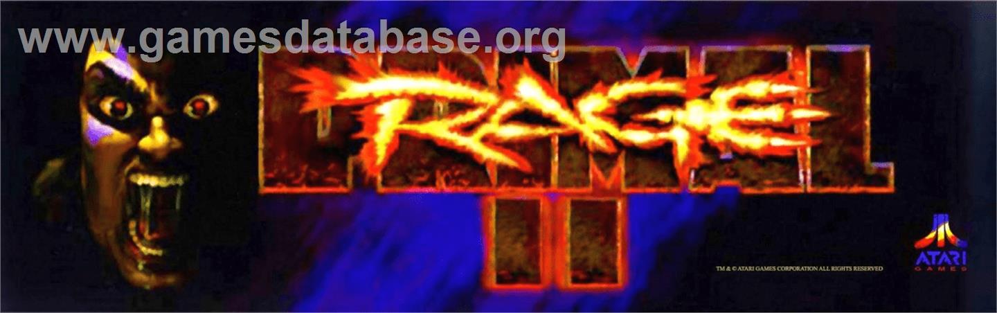 Primal Rage 2 - Arcade - Artwork - Marquee