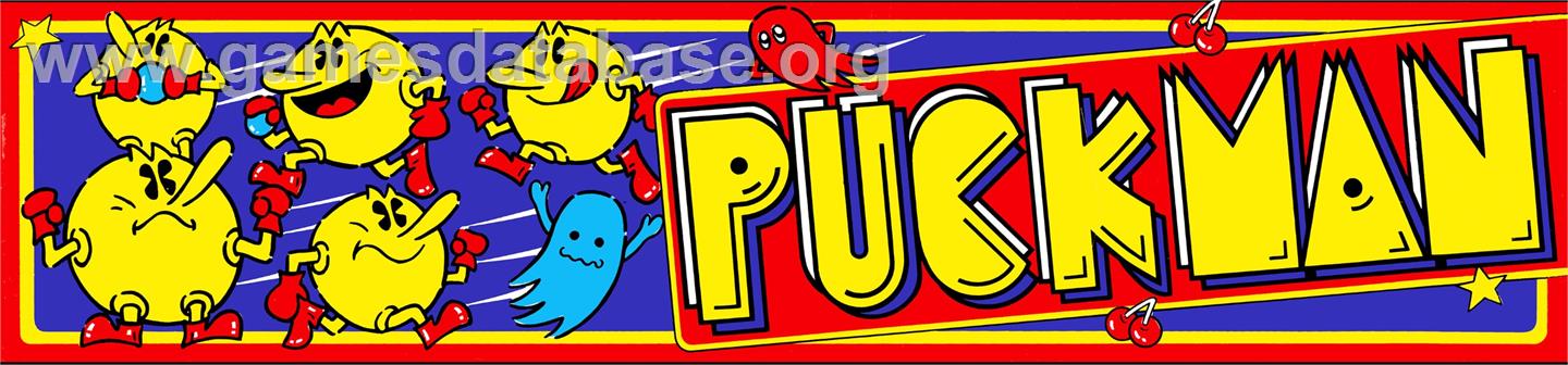 Puck Man - Arcade - Artwork - Marquee