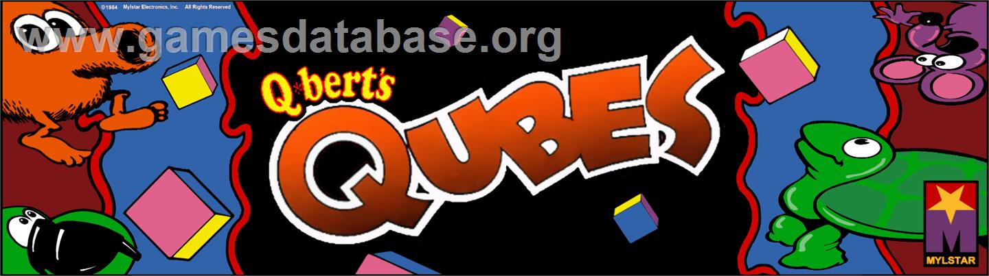 Q*bert's Qubes - Arcade - Artwork - Marquee