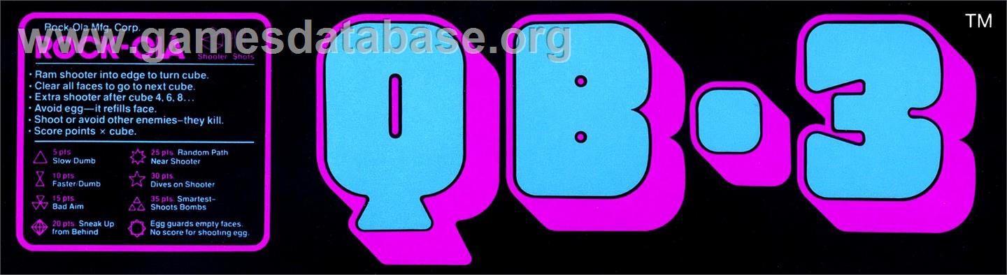 QB-3 - Arcade - Artwork - Marquee