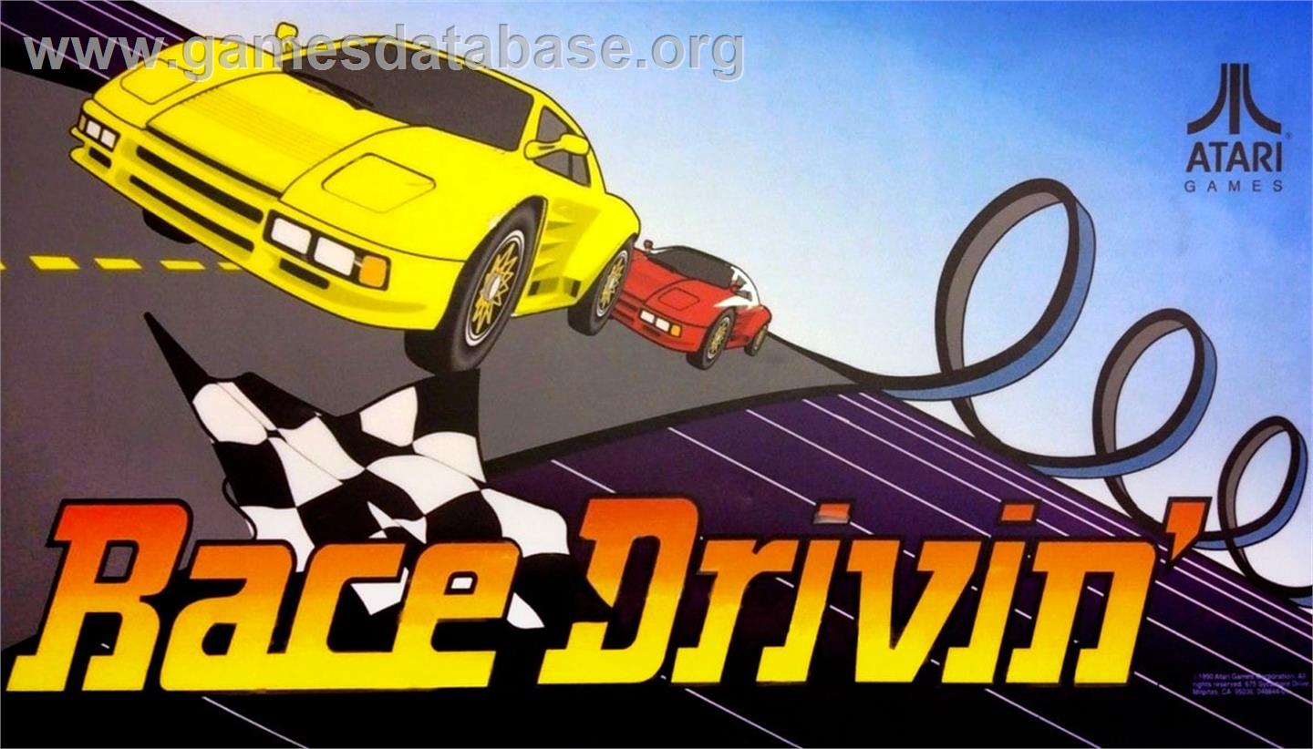 Race Drivin' - Arcade - Artwork - Marquee