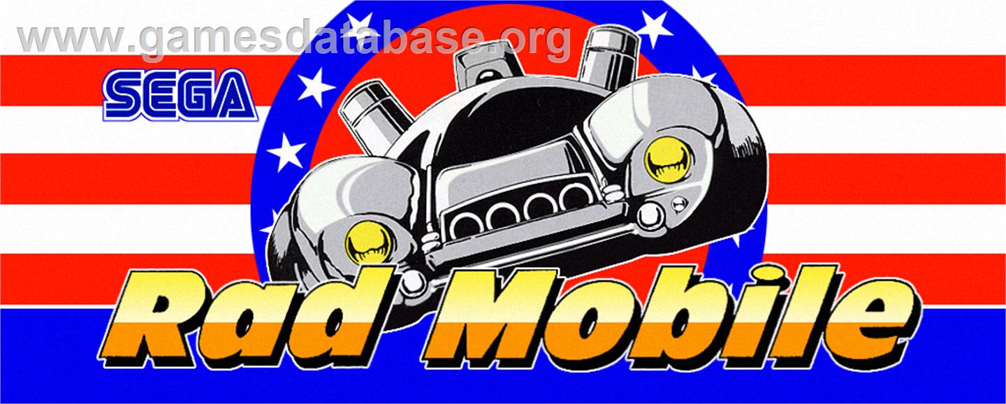 Rad Mobile - Arcade - Artwork - Marquee