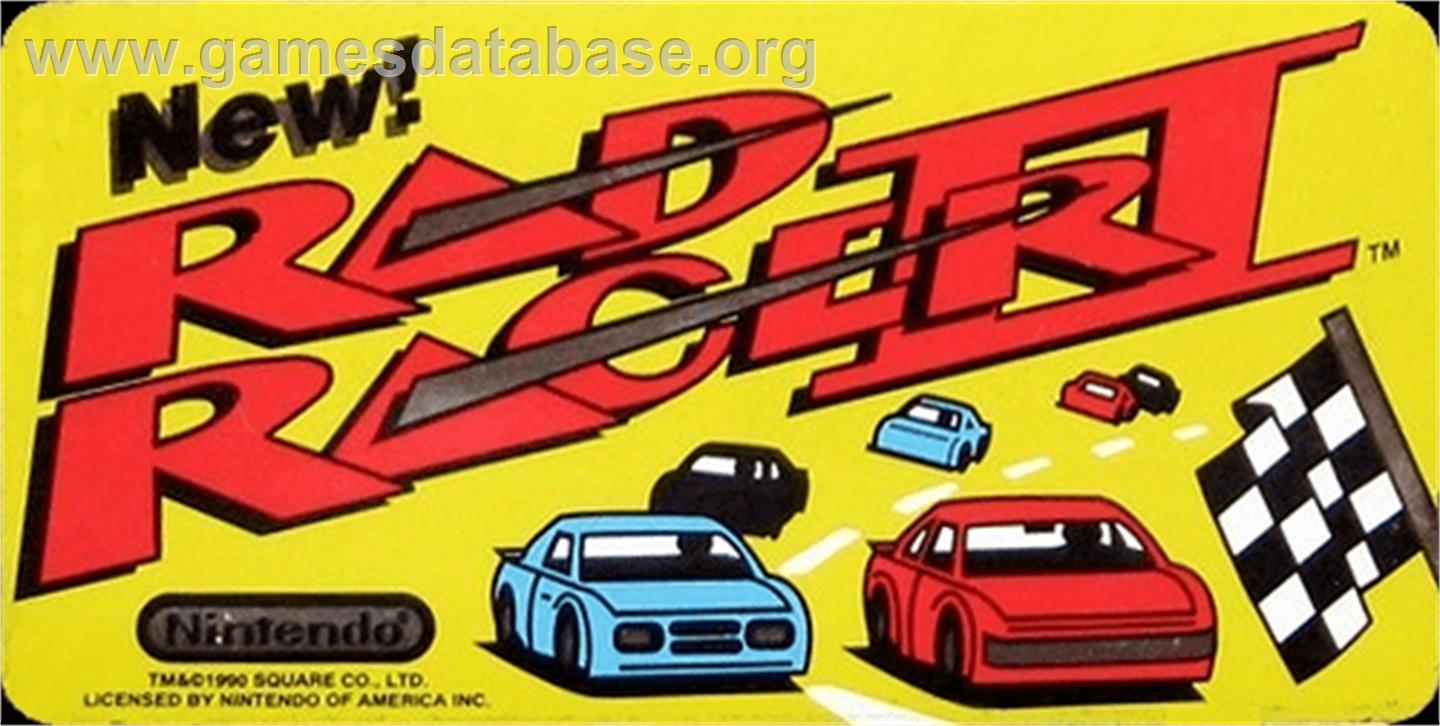 Rad Racer II - Arcade - Artwork - Marquee