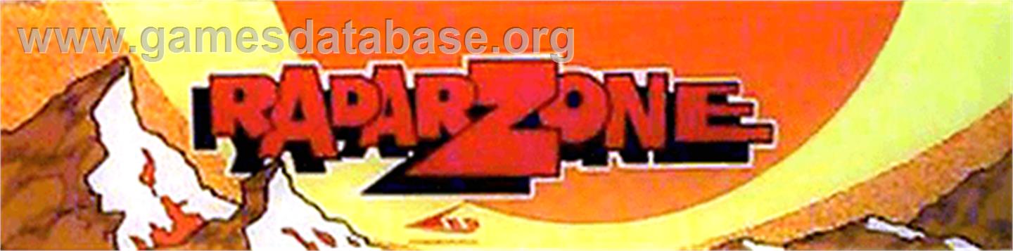 Radar Zone - Arcade - Artwork - Marquee