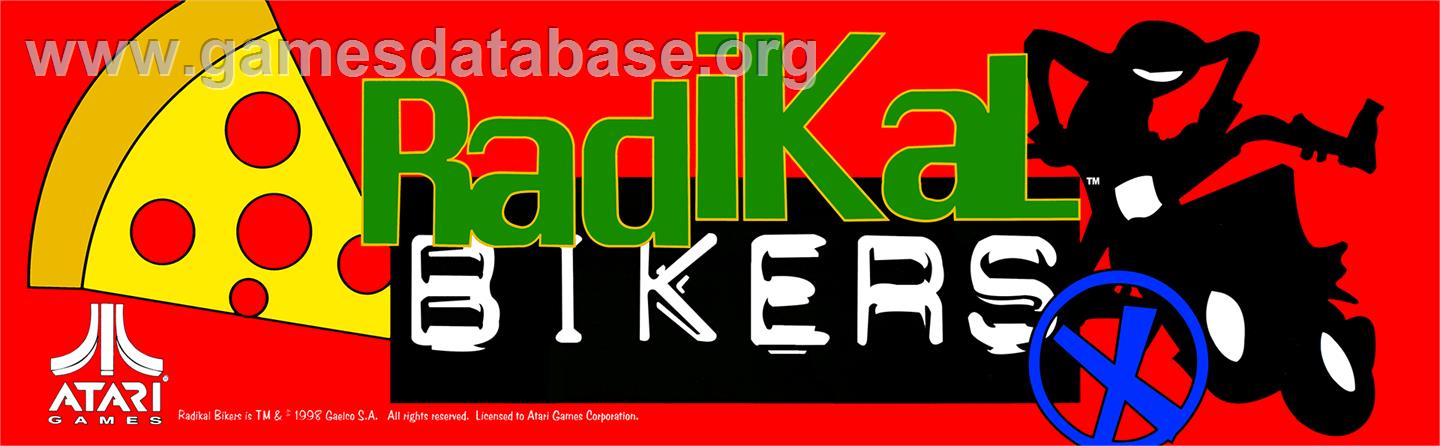 Radikal Bikers - Arcade - Artwork - Marquee