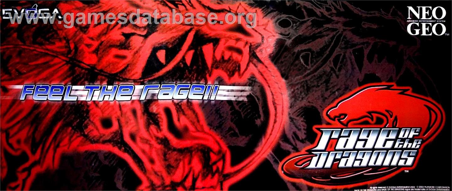 Rage of the Dragons - Arcade - Artwork - Marquee