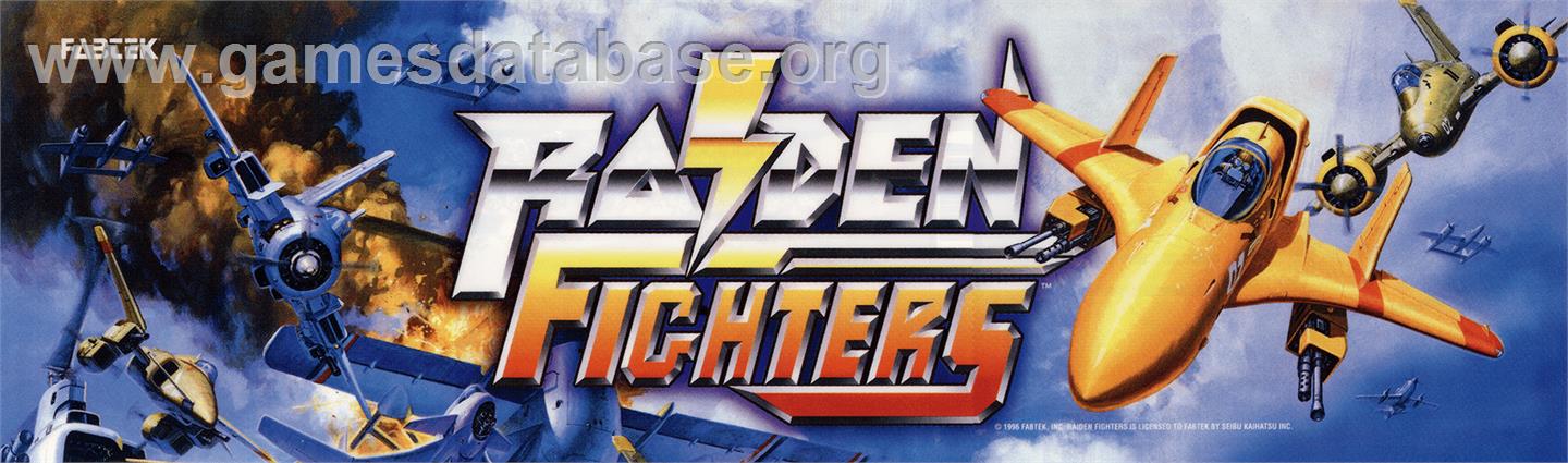 Raiden Fighters - Arcade - Artwork - Marquee