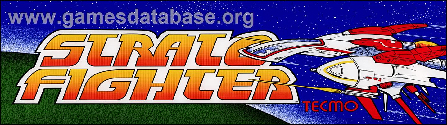 Raiga - Strato Fighter - Arcade - Artwork - Marquee