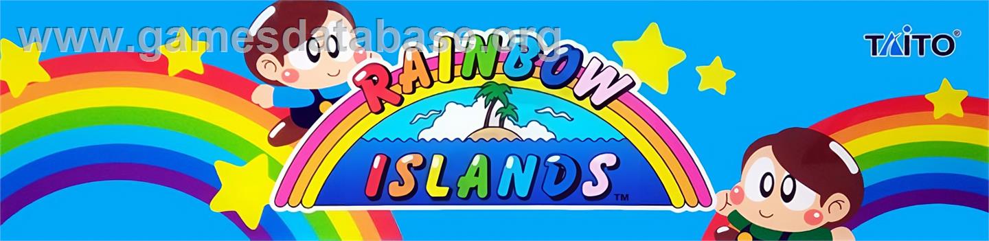 Rainbow Islands - Extra Version - Arcade - Artwork - Marquee