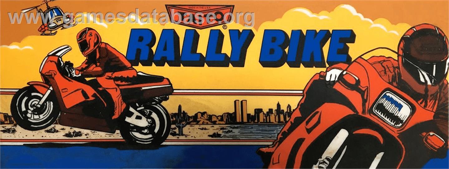 Rally Bike / Dash Yarou - Arcade - Artwork - Marquee