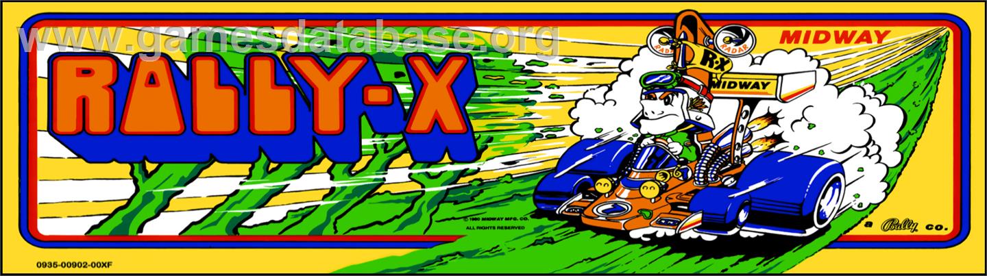 Rally X - Arcade - Artwork - Marquee