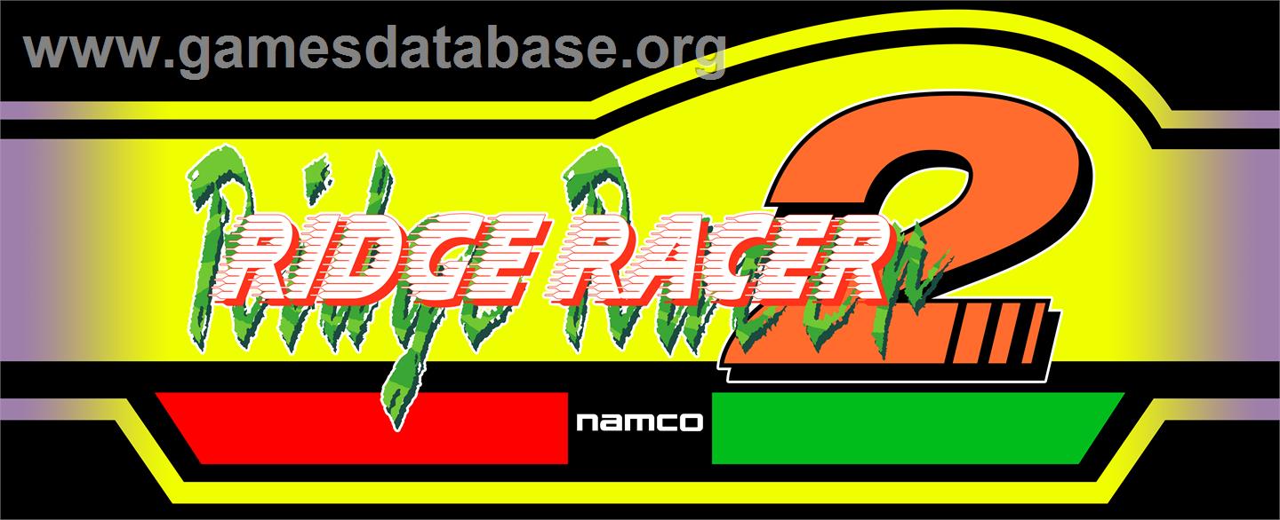 Ridge Racer 2 - Arcade - Artwork - Marquee